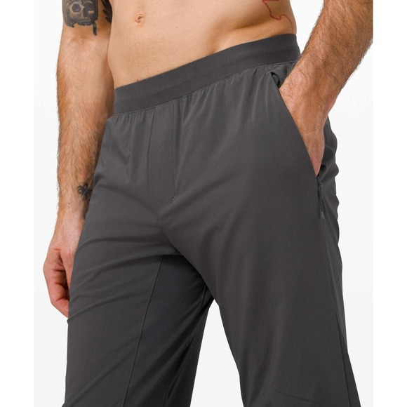Lululemon Surge Hybrid Graphite Grey Pant Sz Medium Run EUC 29" Inseam - Picture 12 of 13